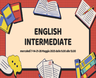Writing Informative Texts Education Presentation in Blue and Orange Grid Lined Style
